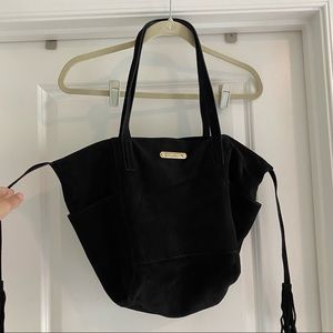 Michael Kors black suede purse